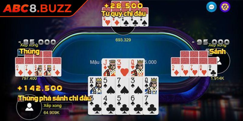 Mậu binh ABC8 Siêu Hấp Dẫn Và Thắng Lớn Cho Game Thủ 2 Luật chơi mậu binh ABC8 thông minh